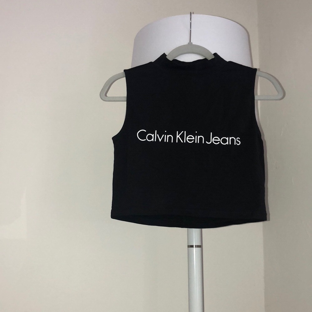 calvin klein crop top